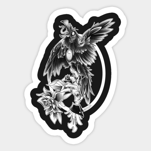 raven <3 Sticker by elywick